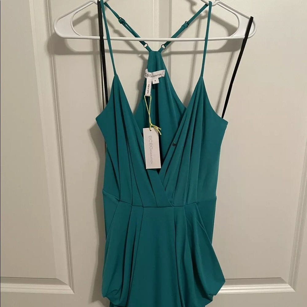 NWT BCBG Strappy Dress Jasmine Color Size Small